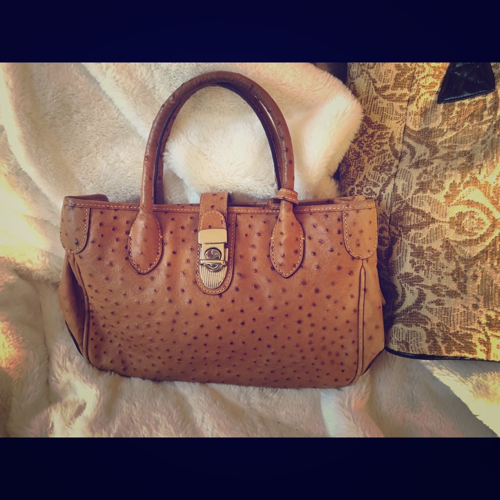 Dooney and Bourke ostrich look leather